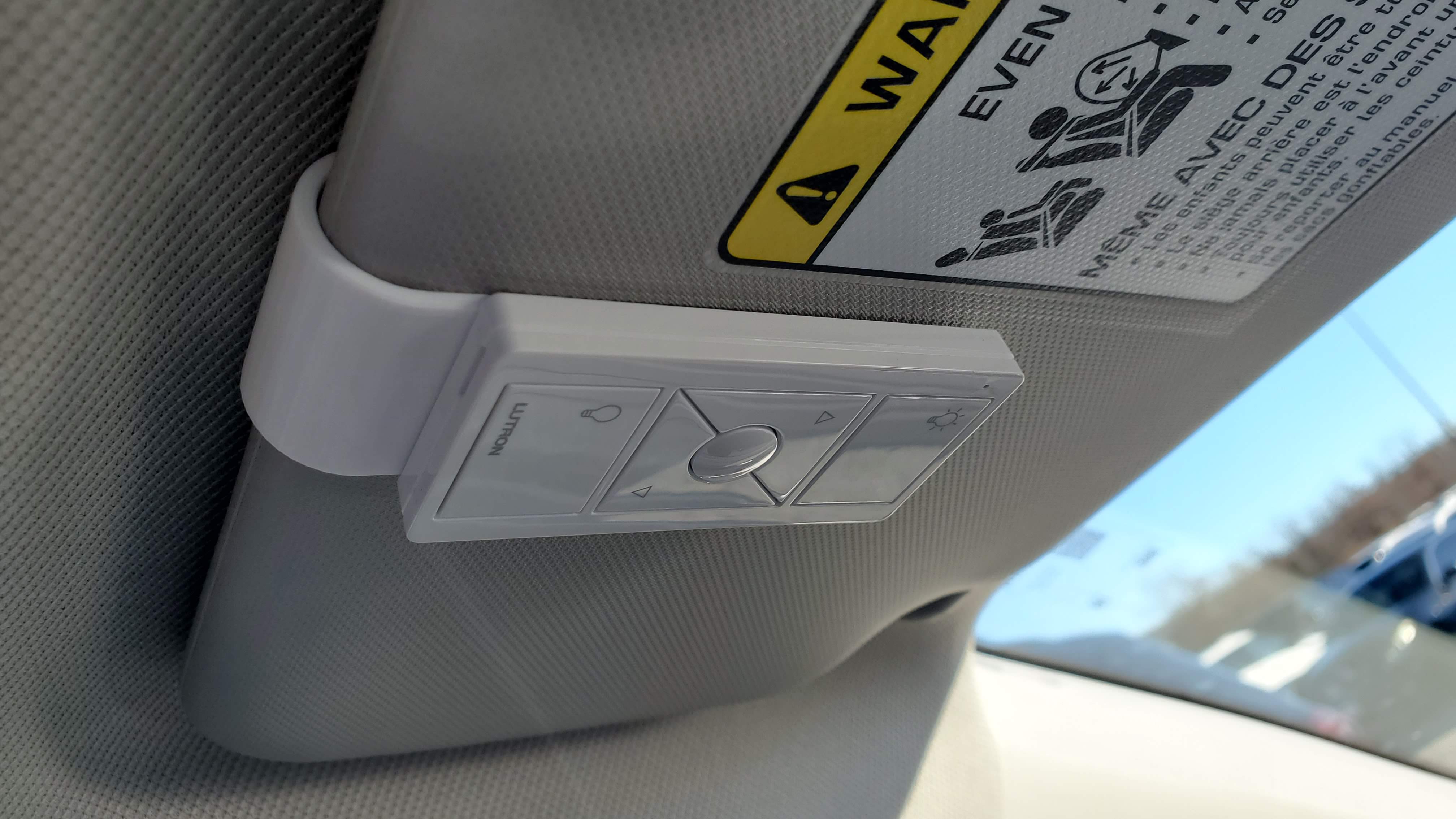 Exterior Light Remote Car Visor Clip by fb Download free STL model