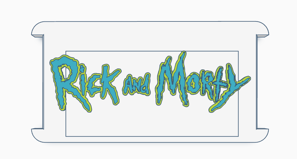 Rick and Morty Pwnagotchi Case Backplate