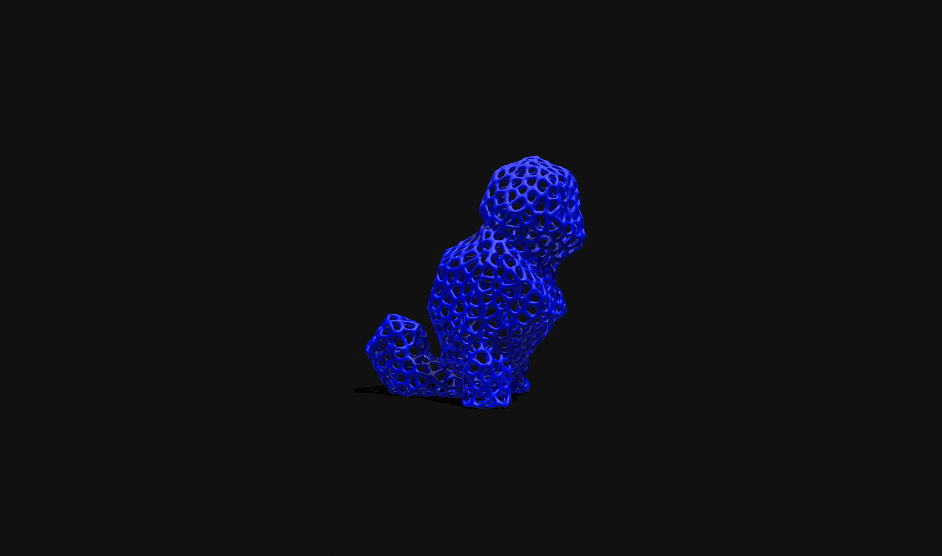 Low poly Voronoi Squirtle