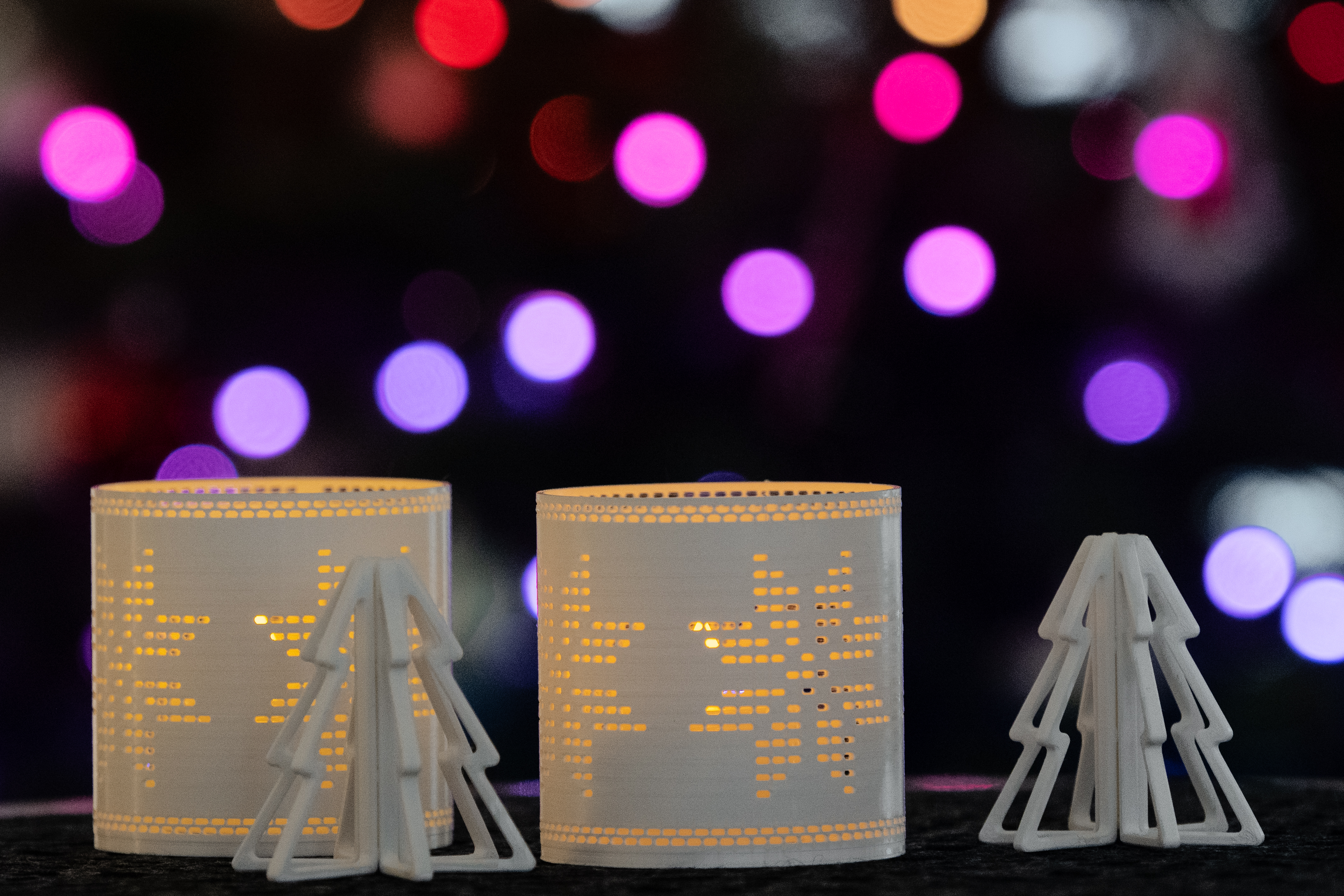 Miniatura 3 do modelo 3D Snowflake dot hole lantern