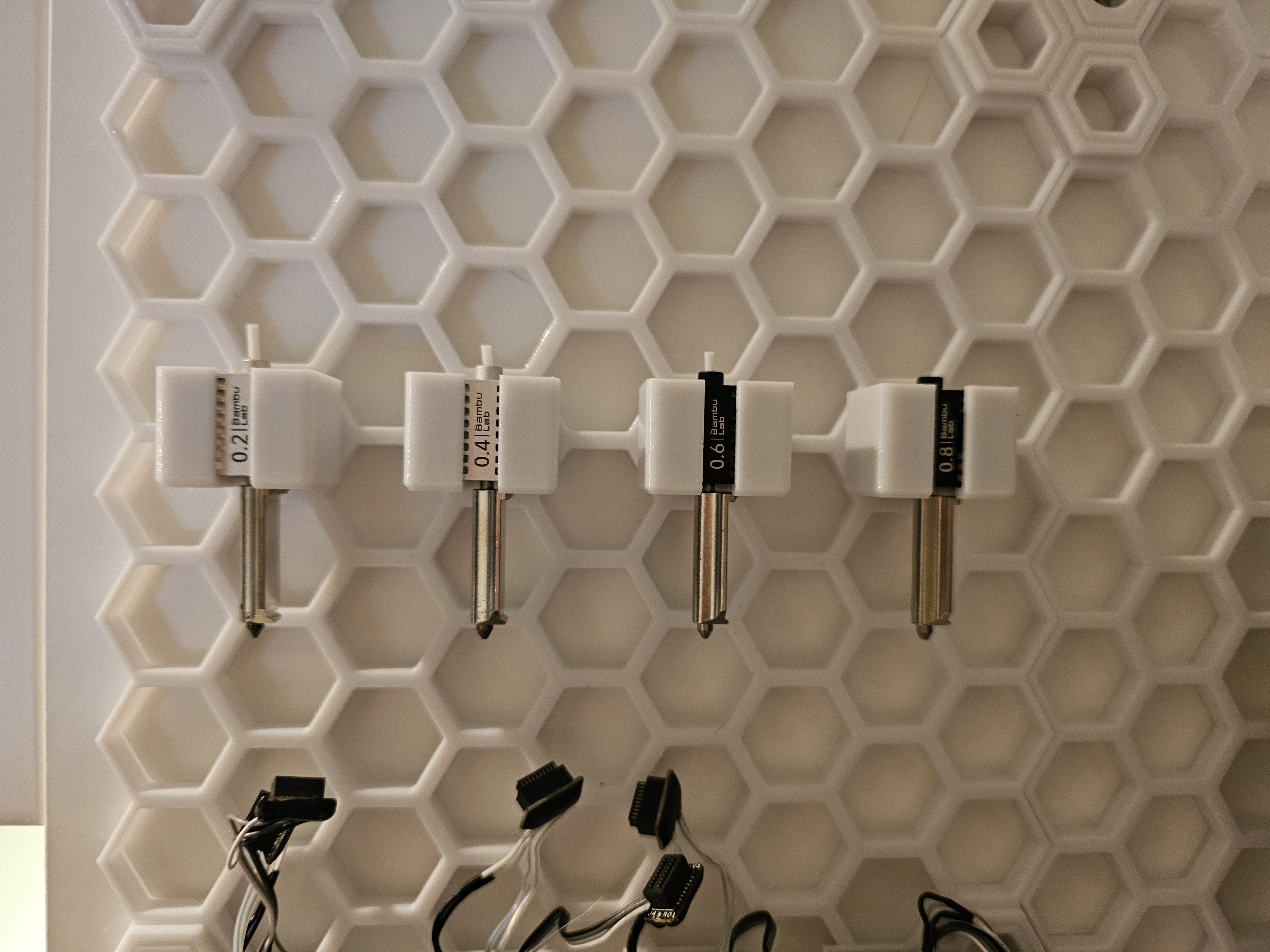 Nozzle / Hotend holder Bambulab A1 (mini) for Honeycomb Storage Wall (HSW)