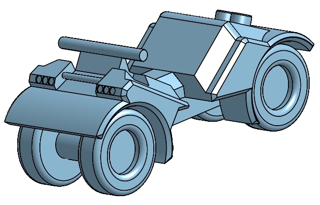 Miniature ATV bike
