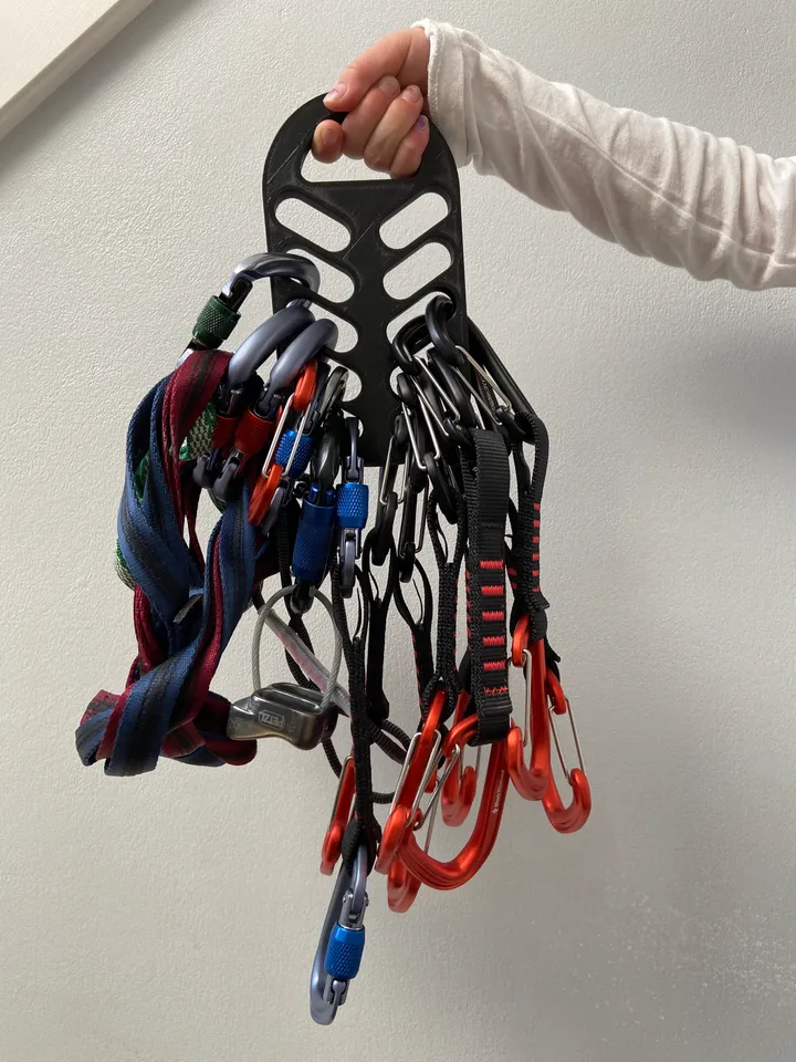 Carabiner/Gear Organizer, Climbing by Place and Play 3D Download