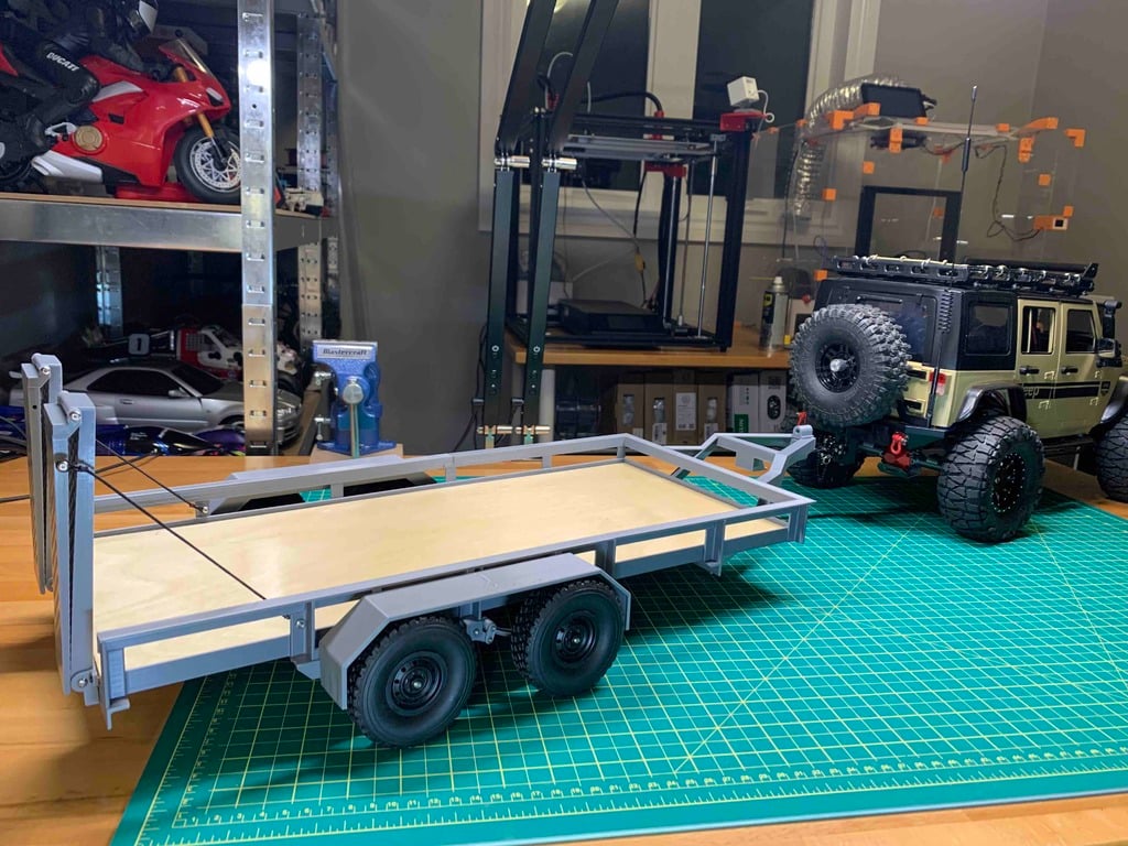 Scale Rc Ramps Ramps for Scale 1/10th RC Car Trailer por yzfr6drw | Descargar modelo ...