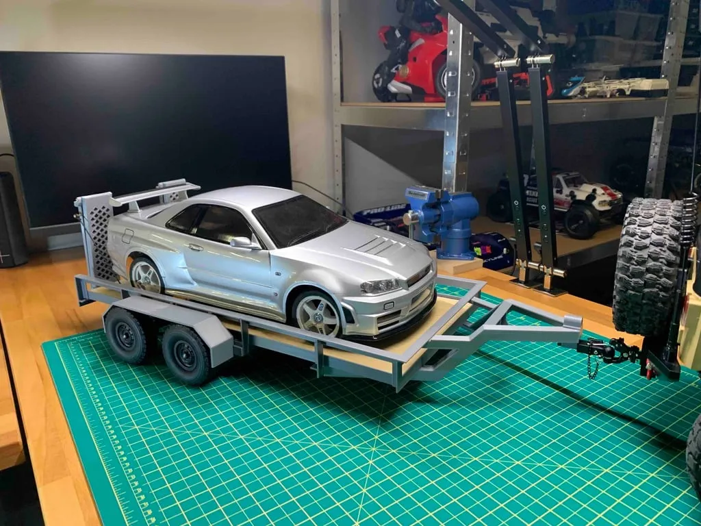 Ramps for Scale 1 10th RC Car Trailer by yzfr6drw Download free