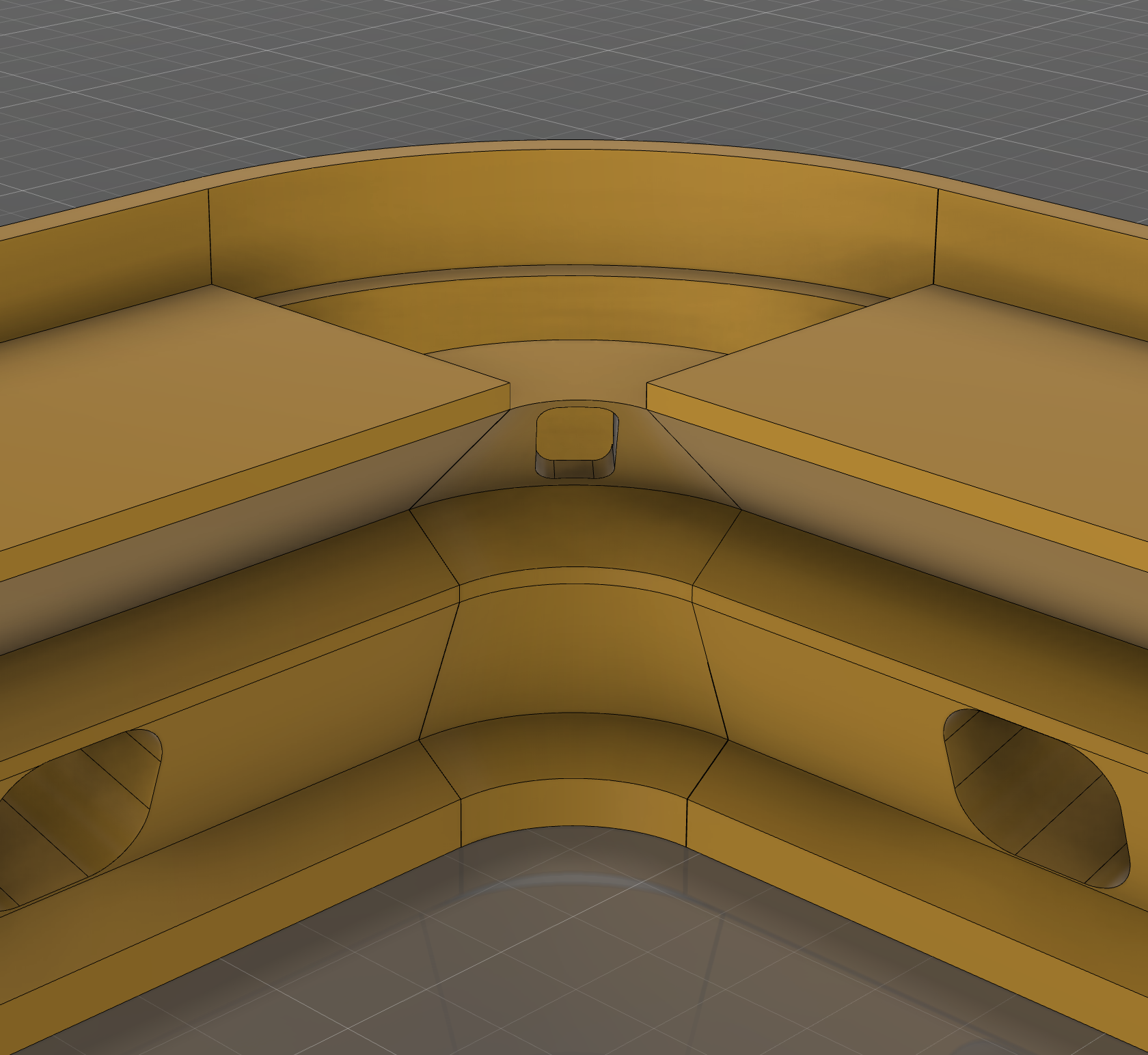Bambu Riser Stl DK Riser for Bambu Lab X1/P1 with channels for wires by Dmytro ...