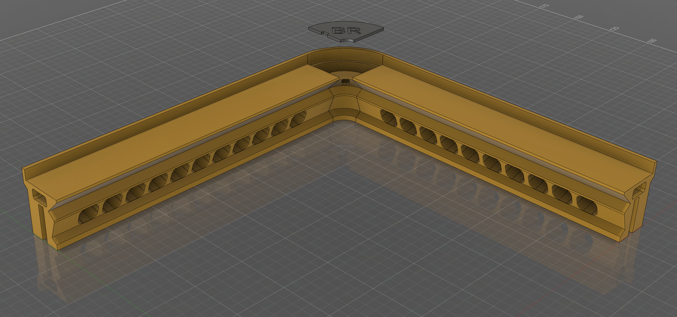 Bambu Riser Stl DK Riser for Bambu Lab X1/P1 with channels for wires por Dmytro ...