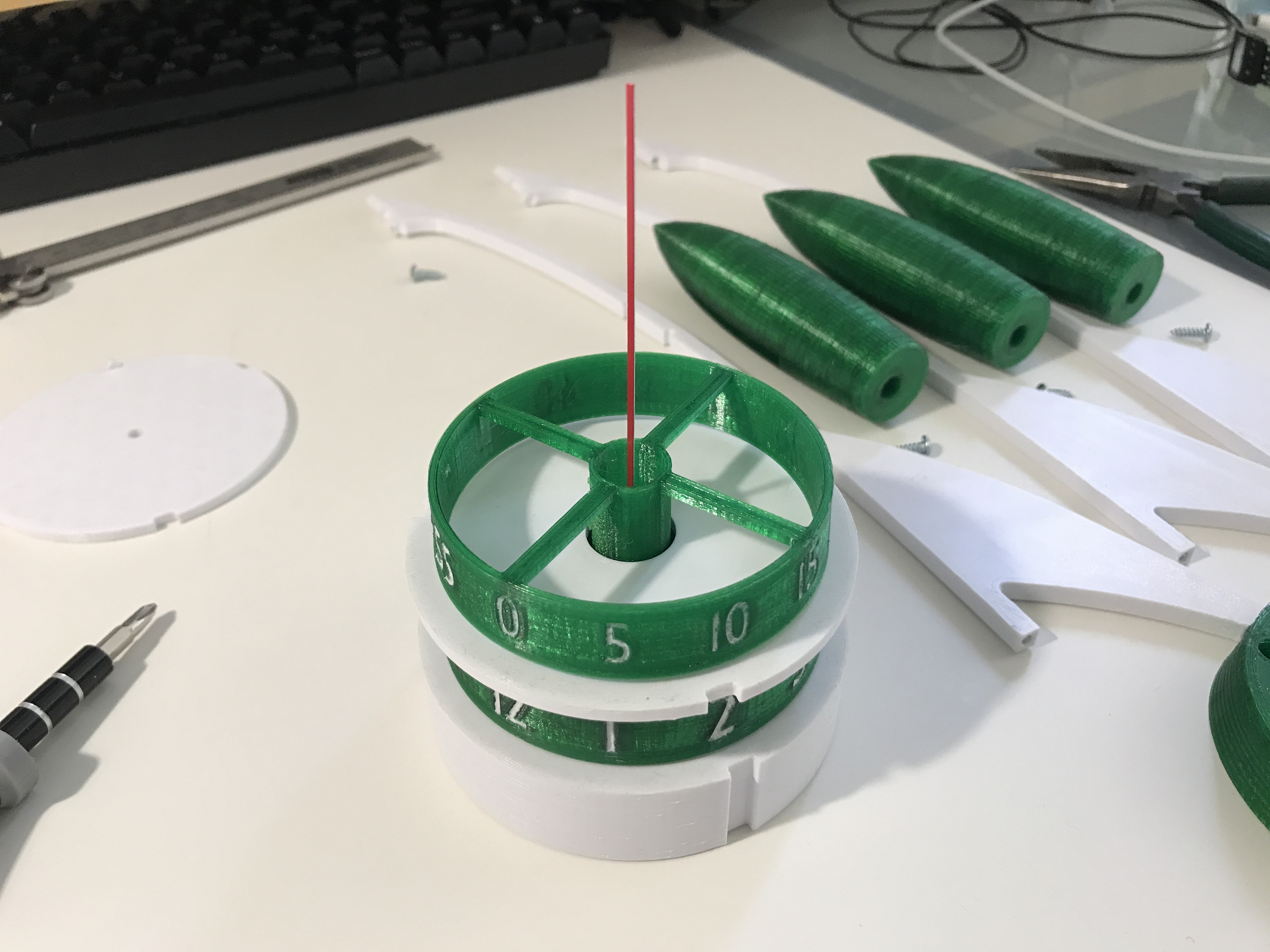 Miniatura 8 do modelo 3D Rocket Clock