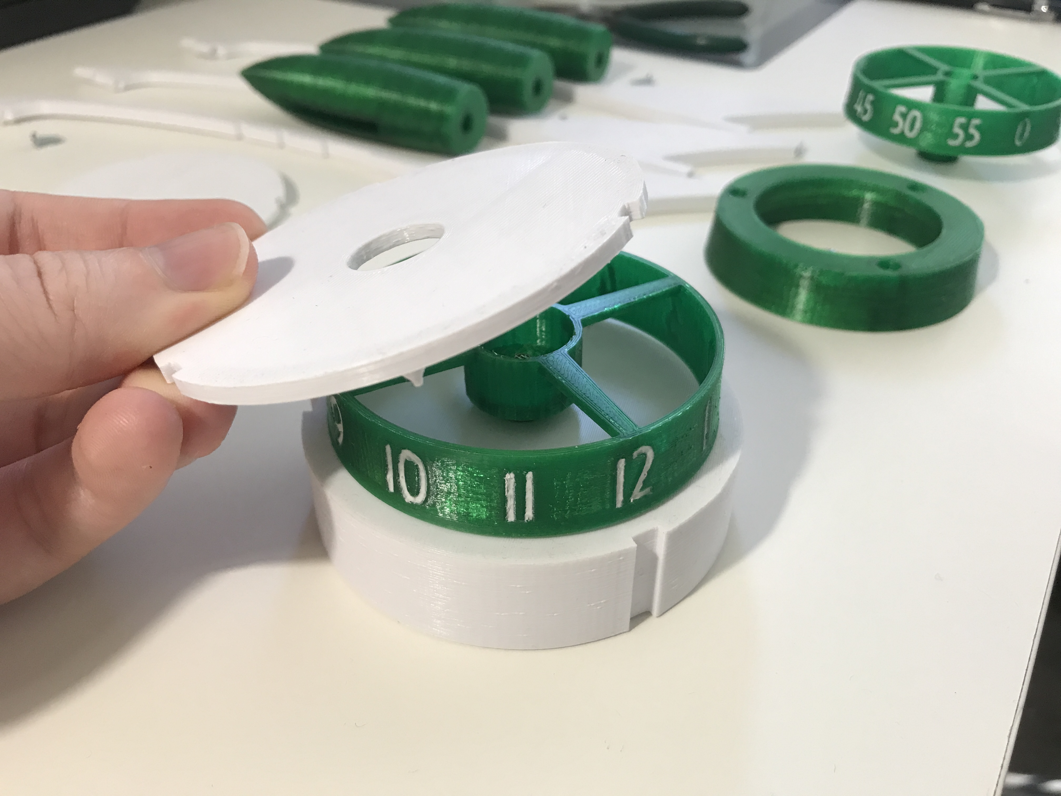 Miniatura 6 do modelo 3D Rocket Clock