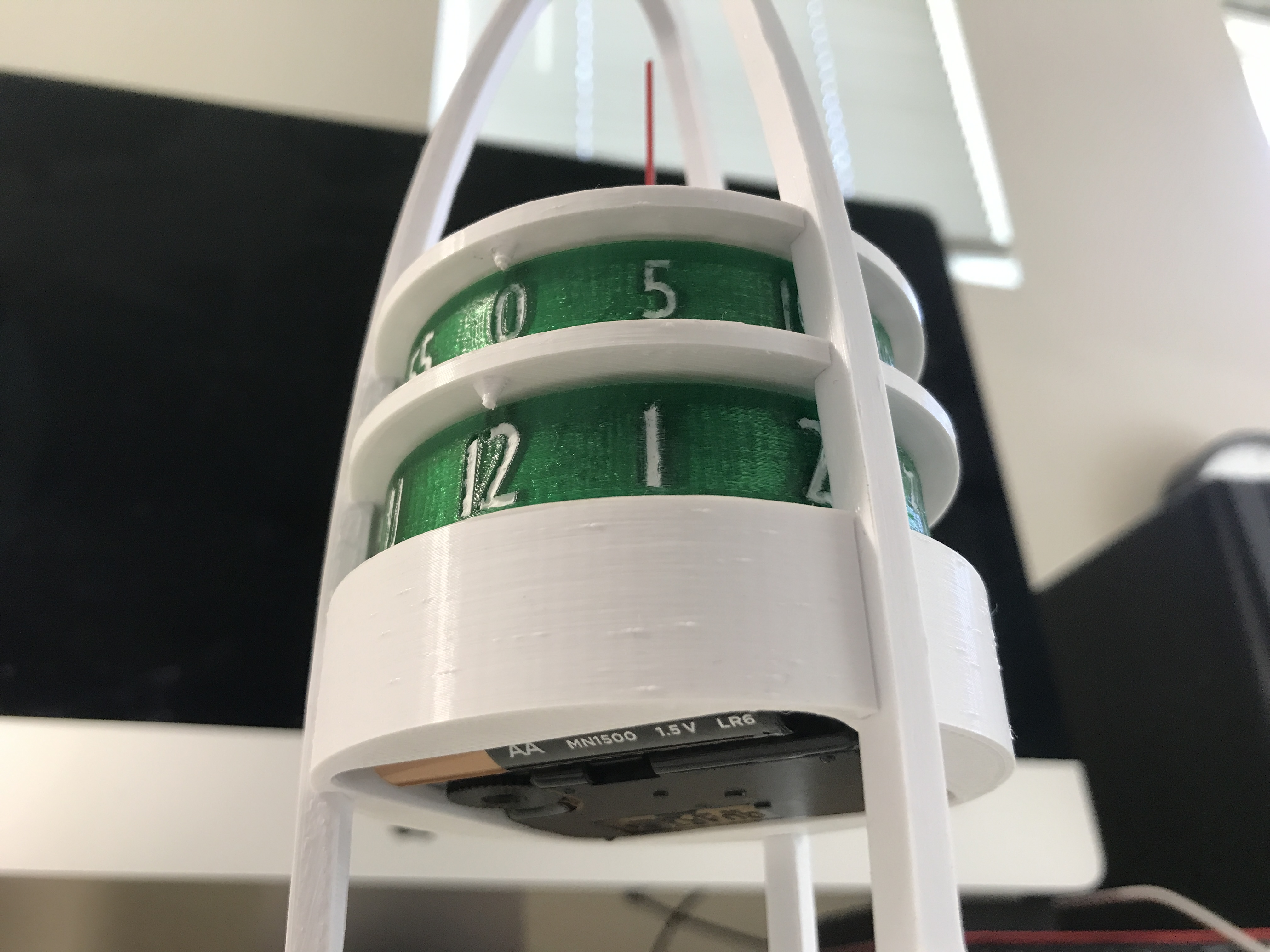 Miniatura 12 do modelo 3D Rocket Clock