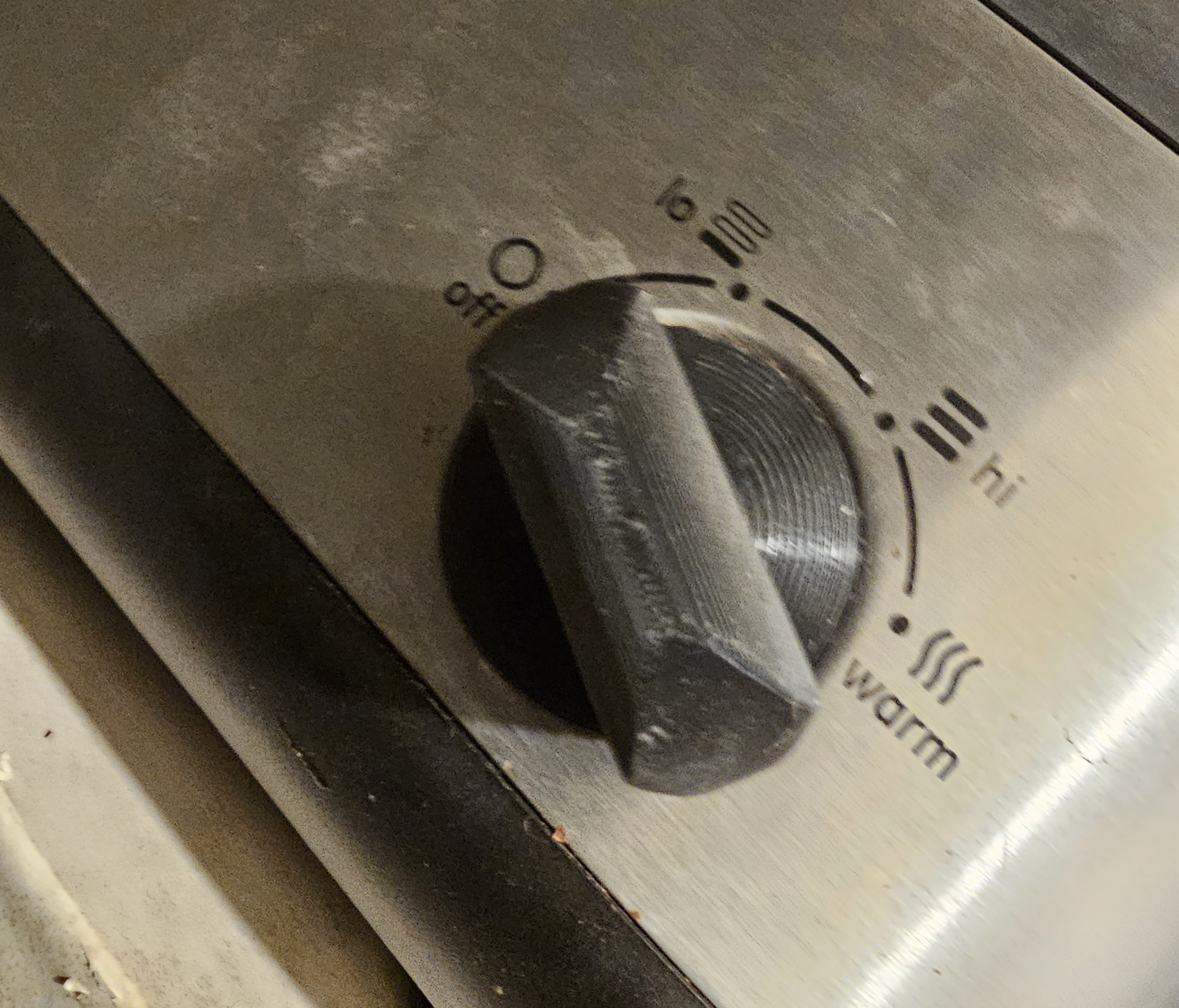 GE 3 Crock Cooker Knob by Michael Villareal Download free STL model