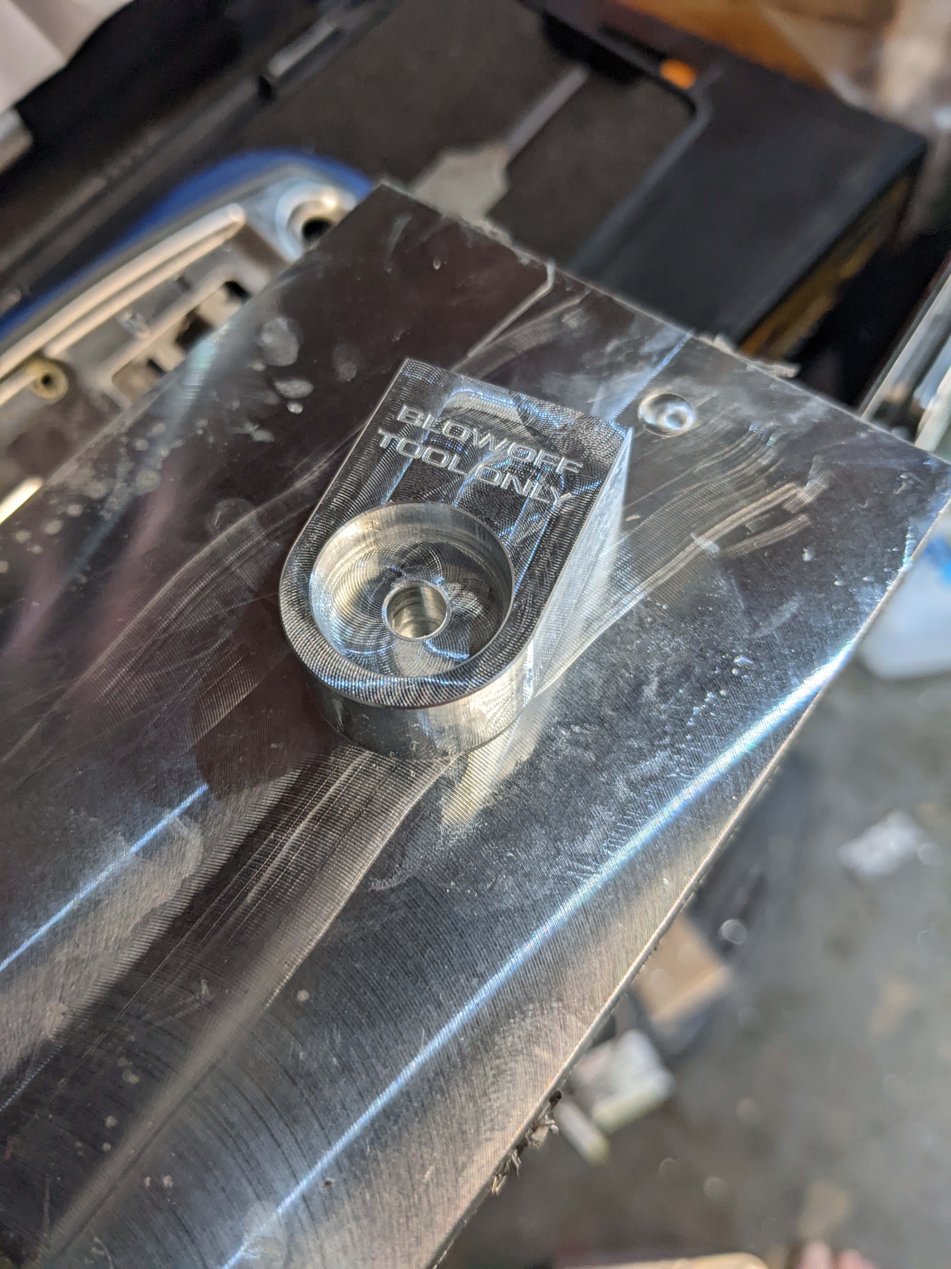 Blow off Gun holder for Mill