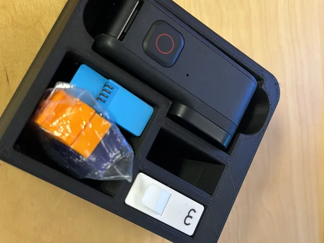 GoPro case organizer inlay, Hero 9 black