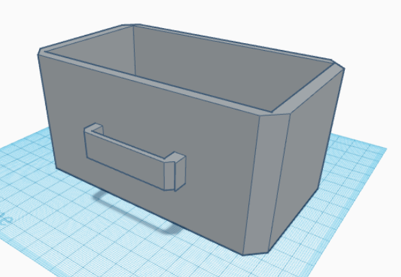 cabinet for under printer 68mm tall