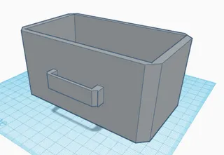 cabinet for under printer 68mm tall