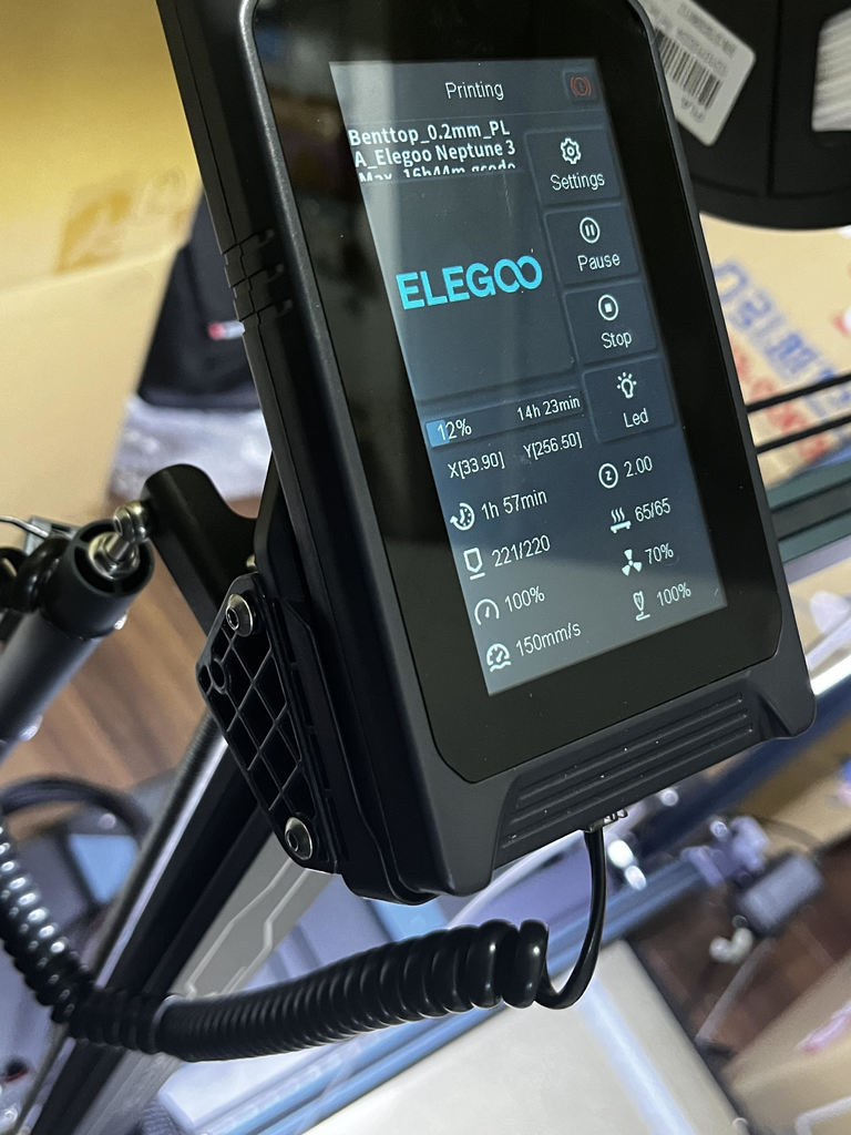 Elegoo Neptune 3/4 Top Display Mount