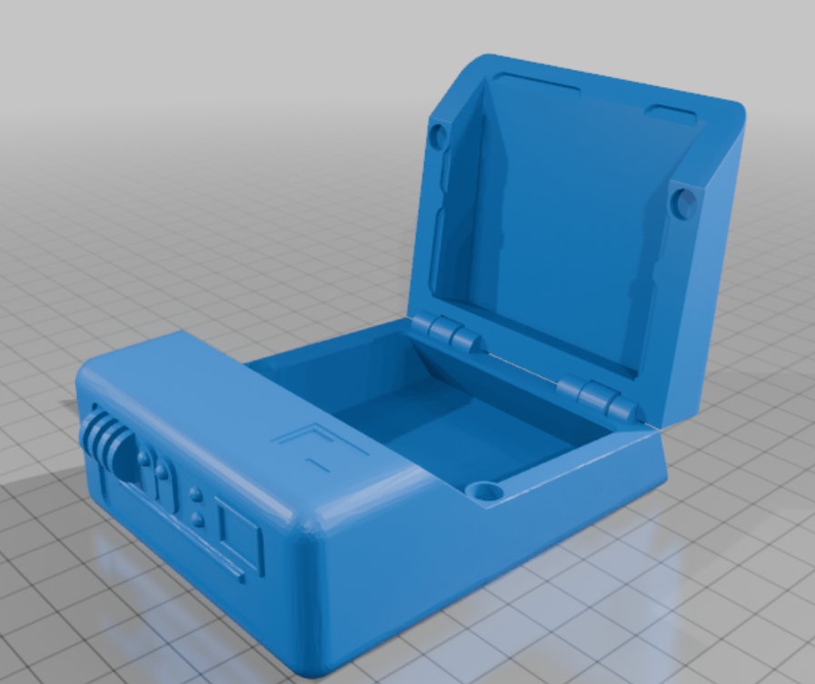 Star Trek Tricorder, Hollow Container / Dice Box - Print In Place Hinge and Magnet Holes.