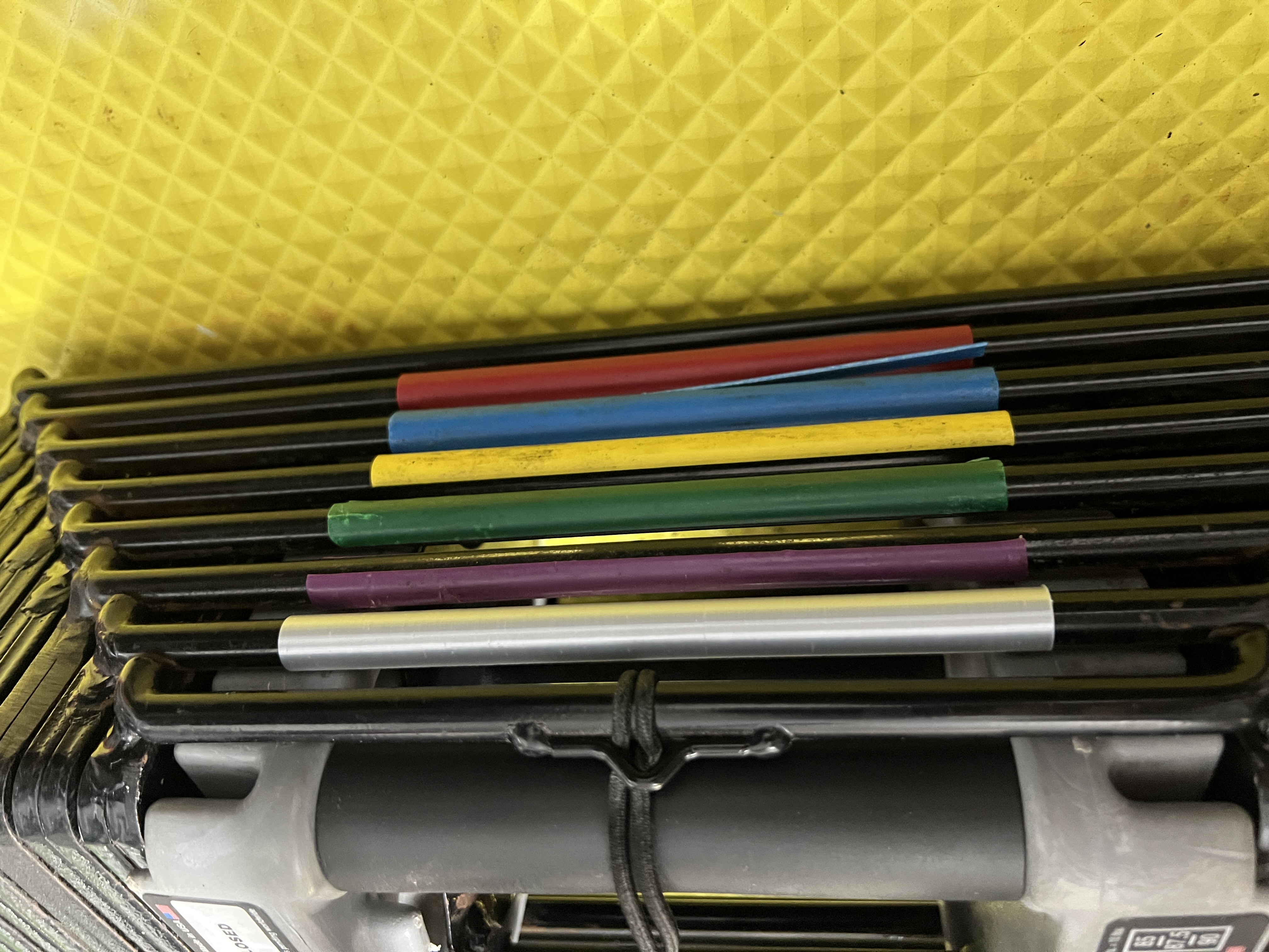 Powerblock weights color indicator