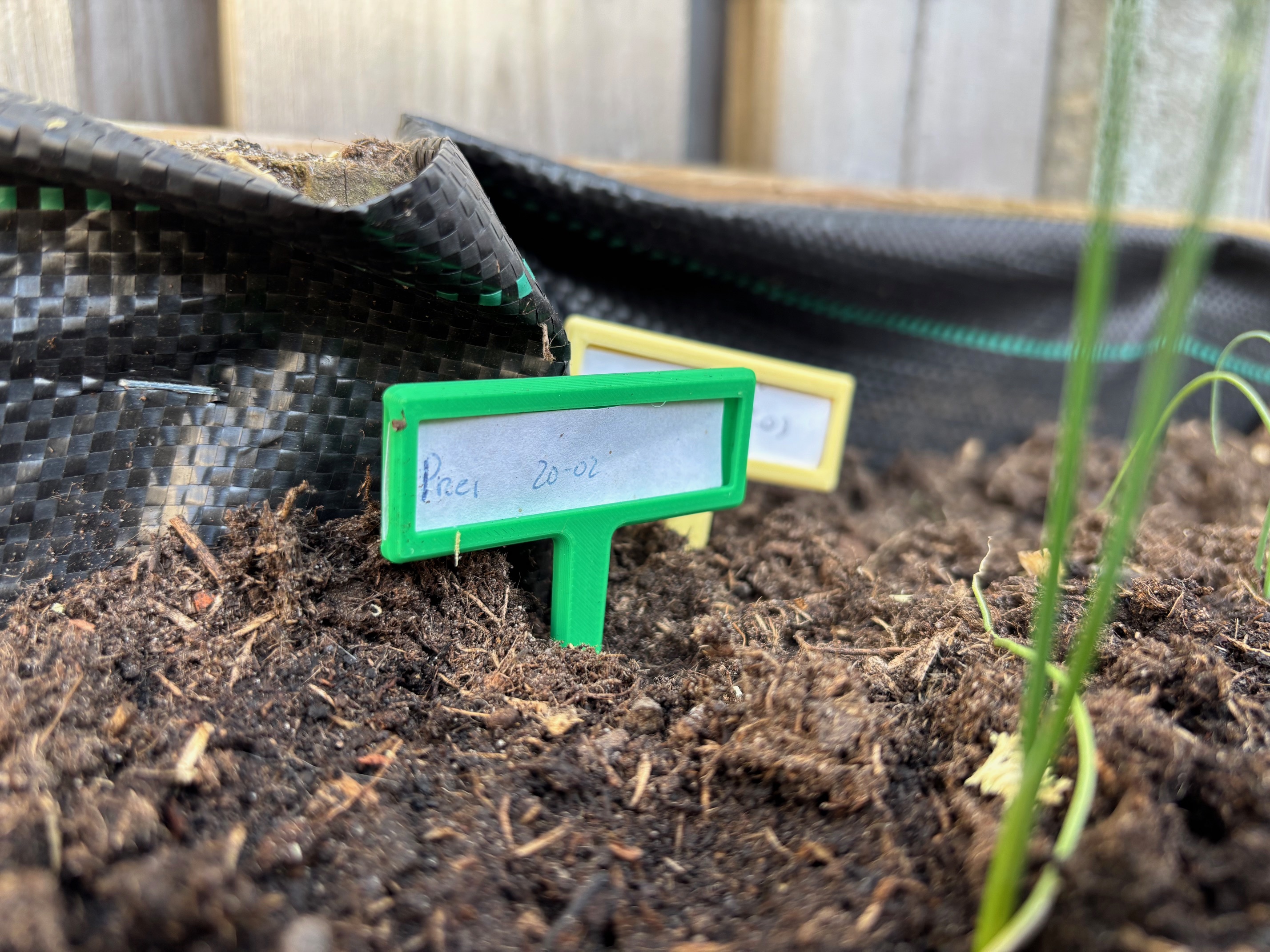 Plant label reusable 3D model