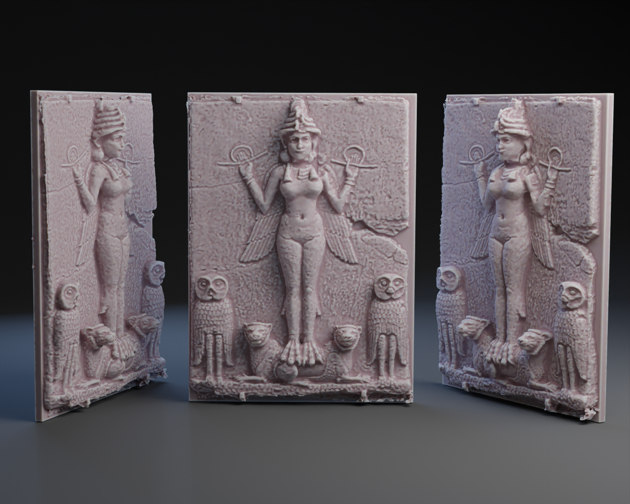 Burney Relief - Queen of the Night  - Ishtar/Inanna