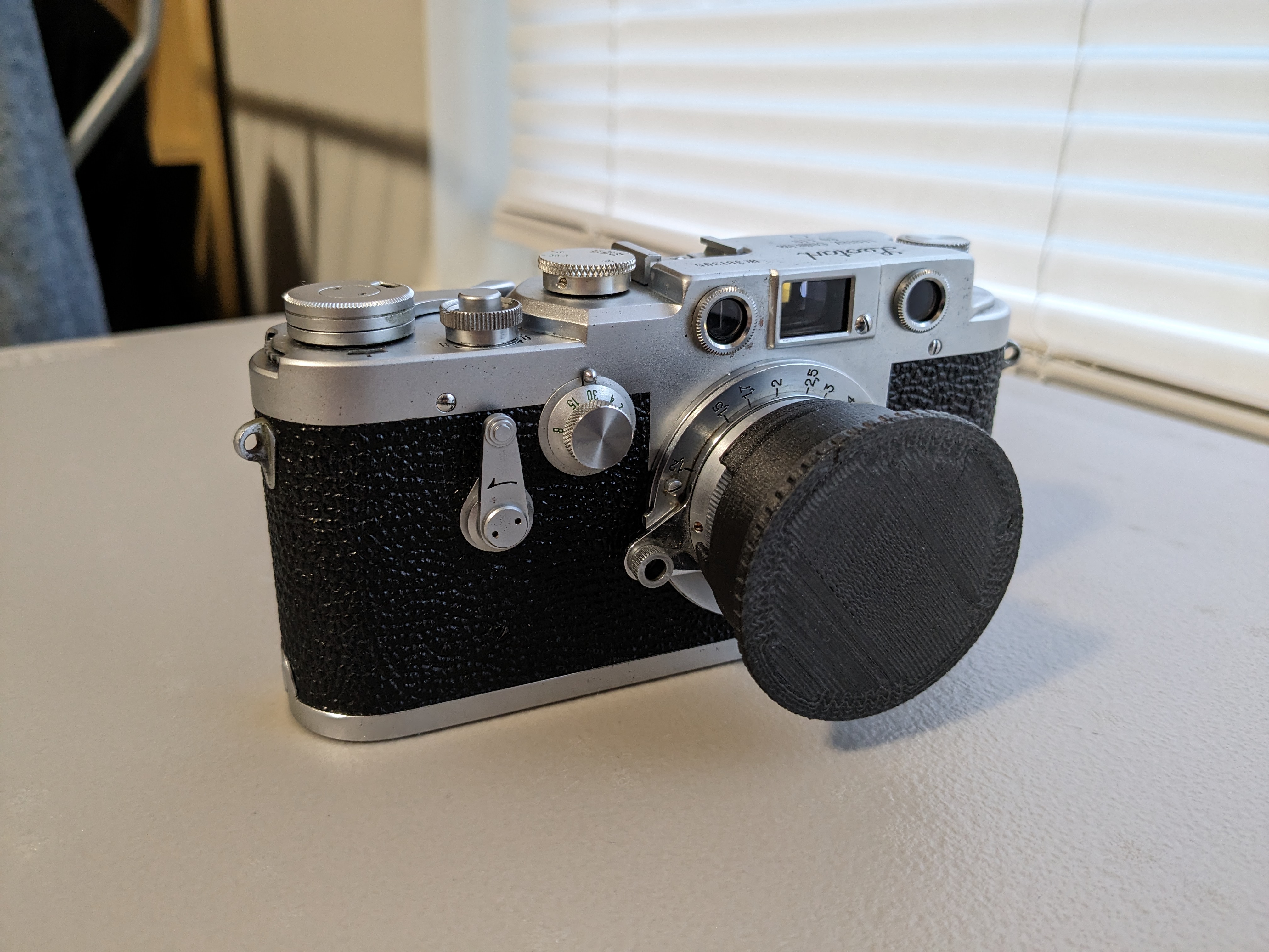 Industar-50 lens hood