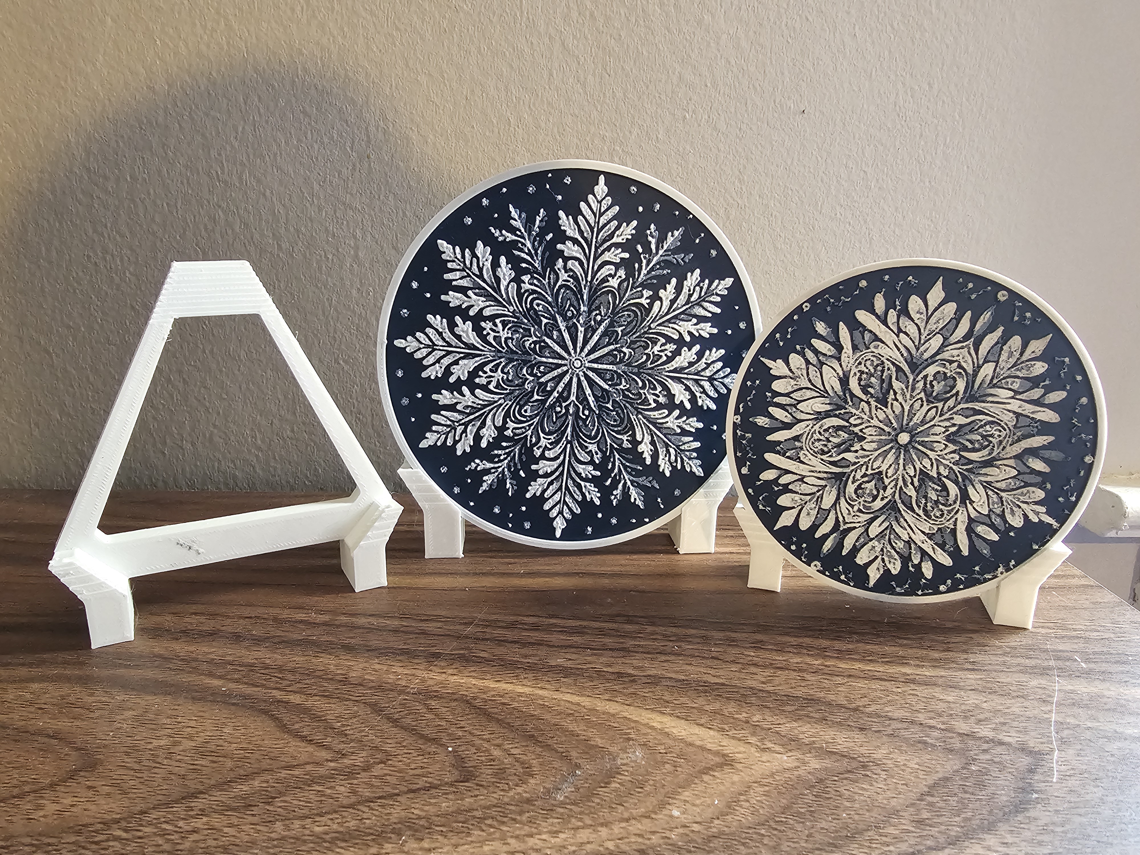 Display Stand for Snowflake Coaster