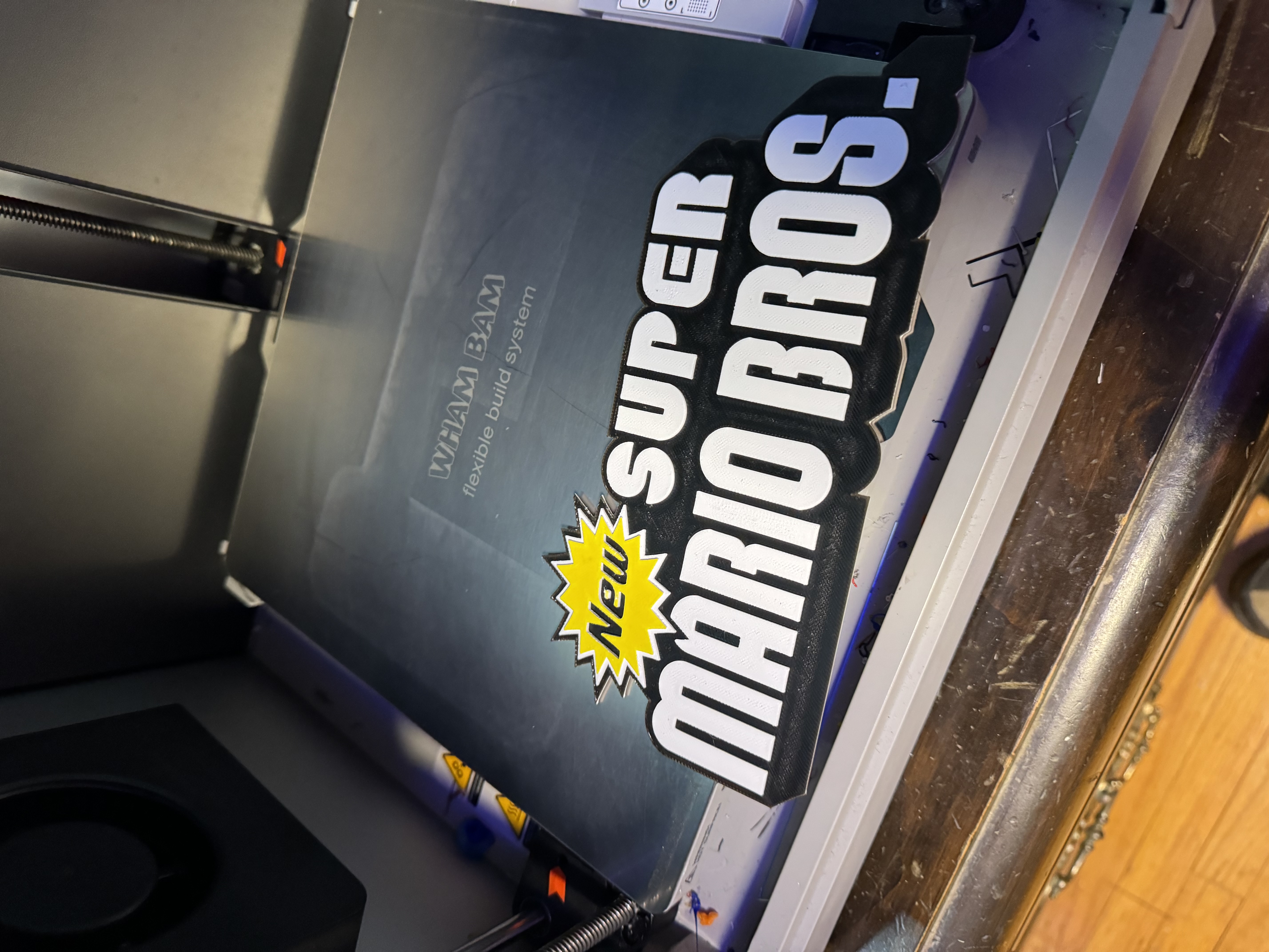 Super Mario Bros Sign