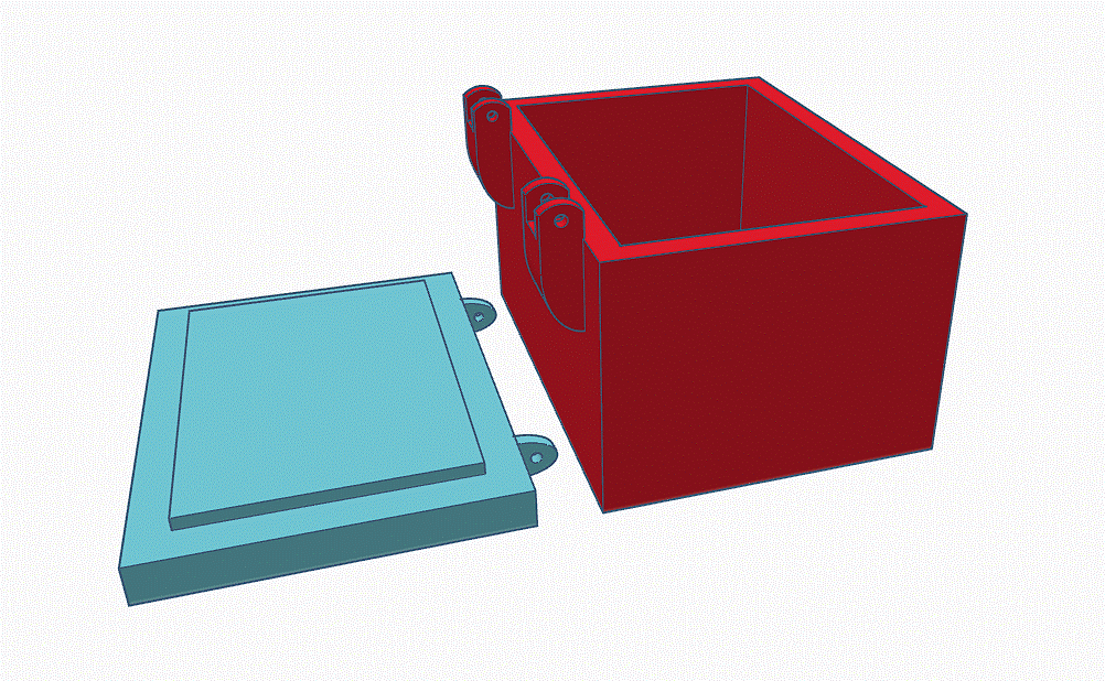 Small box with hinge