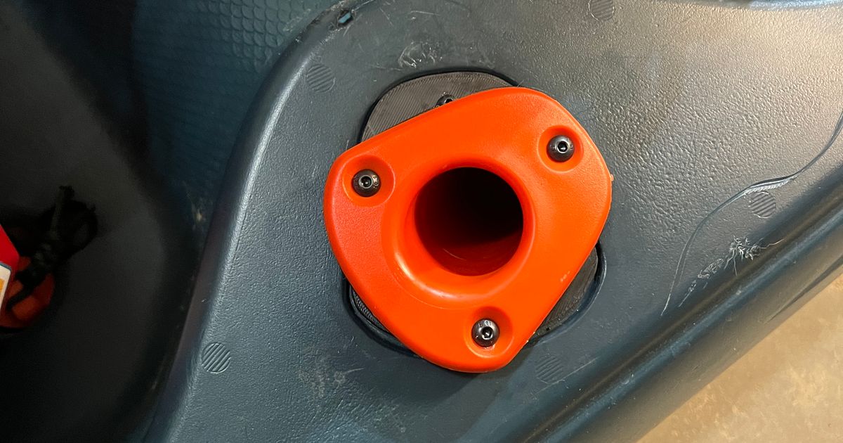 Lifetime Teton Pro Kayak Rod Holder Rotate 45° Bracket by zaashf