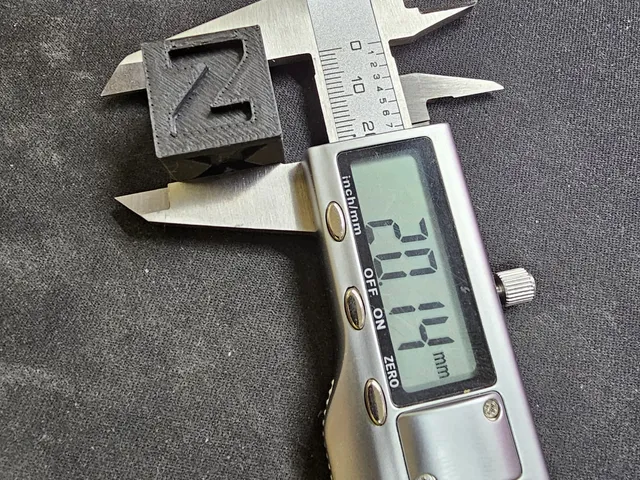 20mm & 40mm Calibration Cube