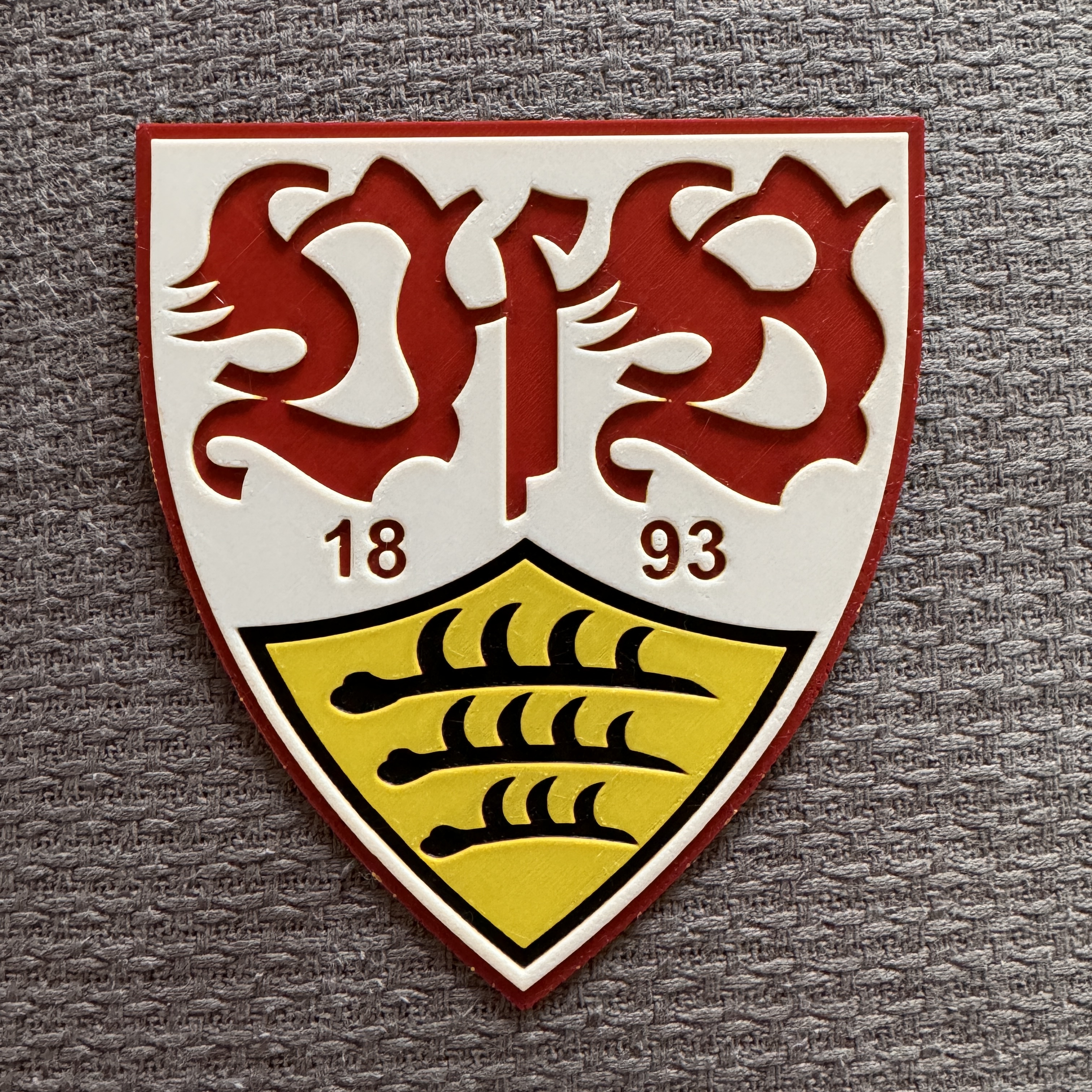 HueForge: Wappen / Emblem VfB Stuttgart 1893