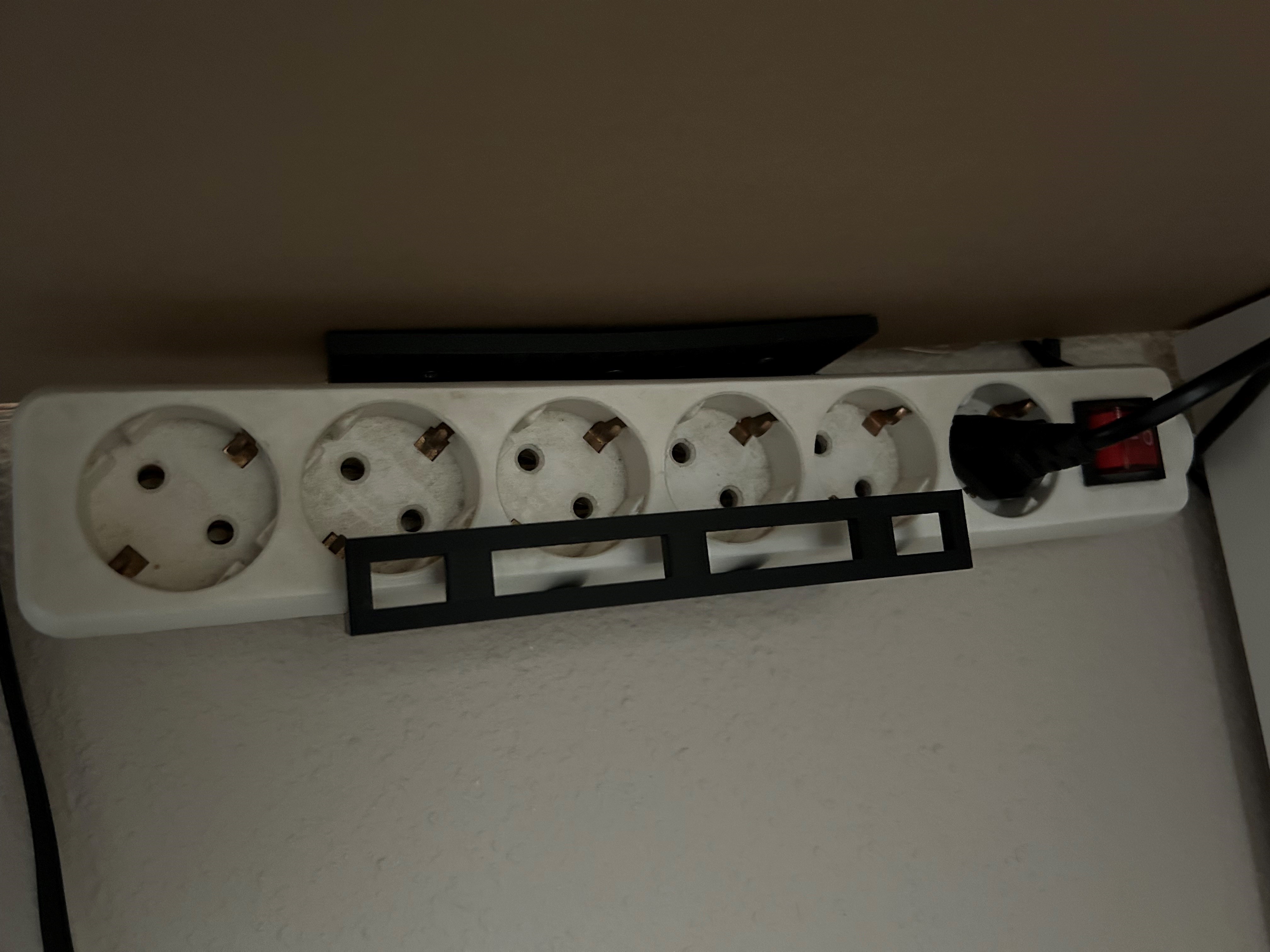 Power strip holder