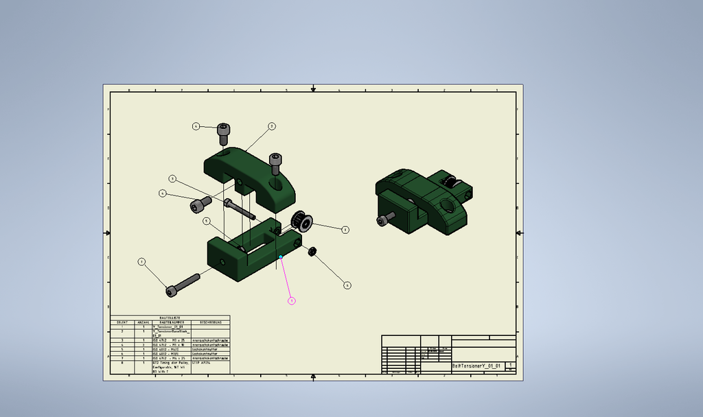 Belt Tensioner Y Anet AM8 by DH_Beng | Download free STL model ...