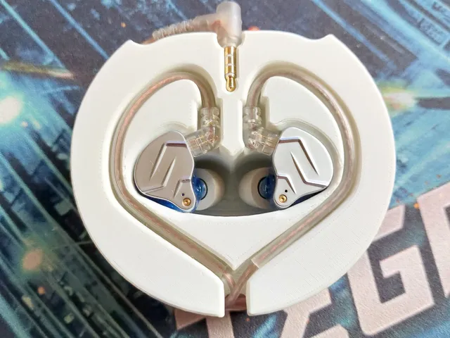 KZ ZSN Pro-adjacent headphone loom-holder-case-thing