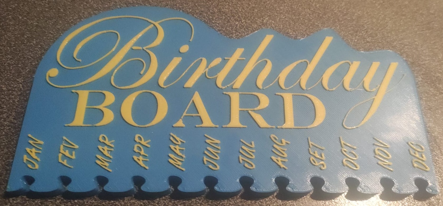 Birthday Board single material