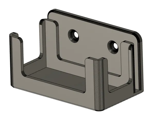 Raspberry case wall mount