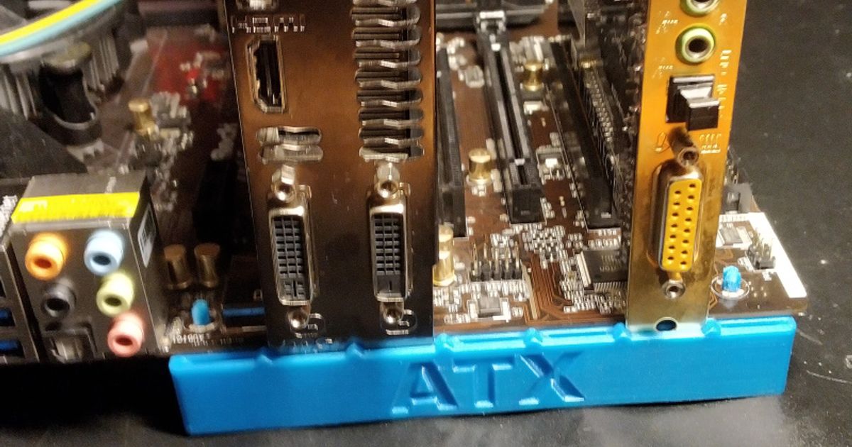 PCI/PCIe card support bracket por Printing Programmer | Descargar ...