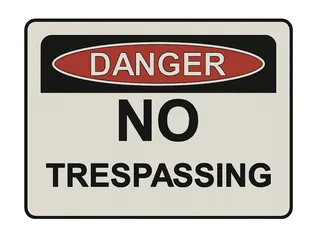 No Trespassing Sign By Sourpoultry 