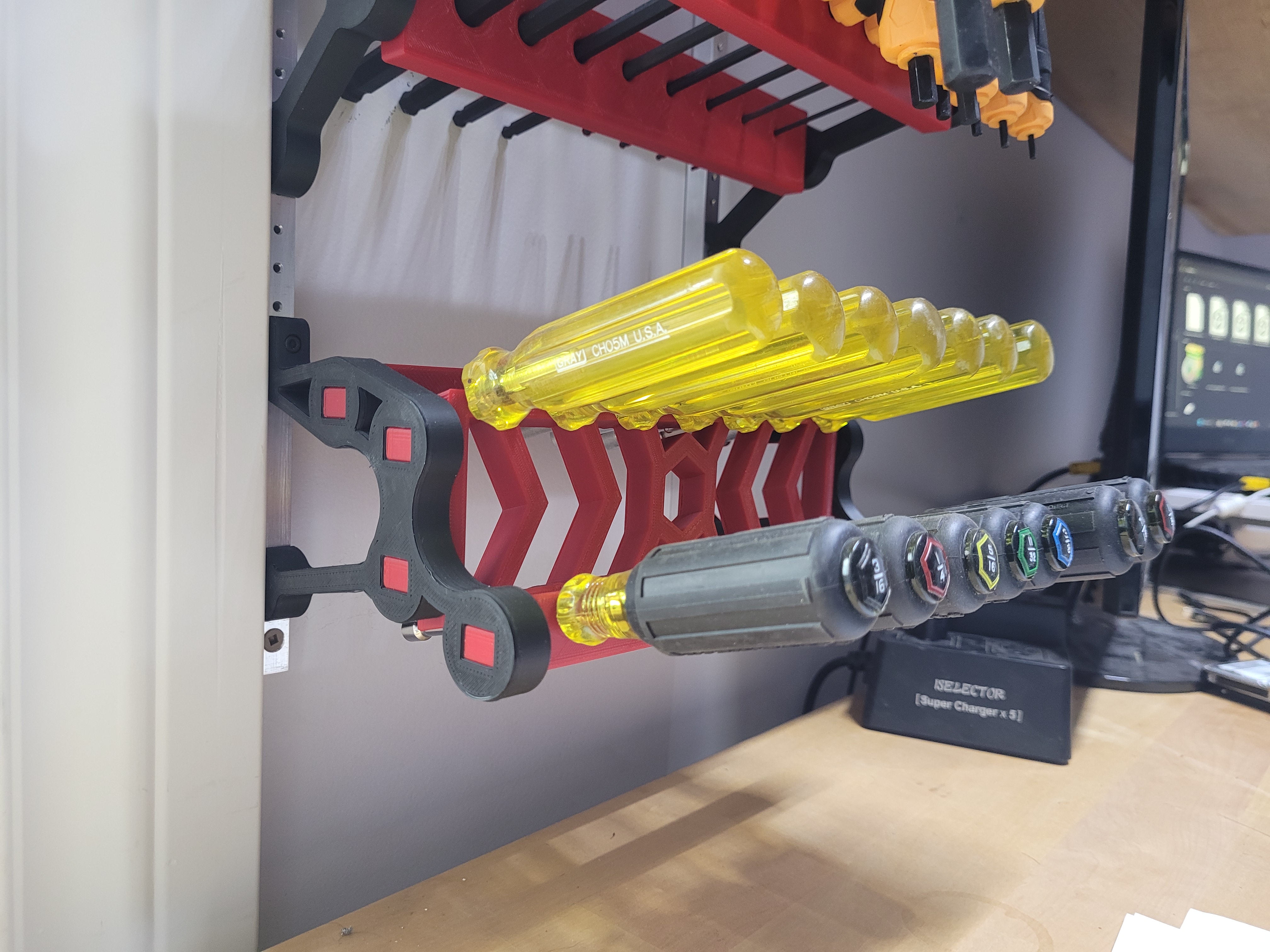 Nut Driver Rack - Wall Mount
