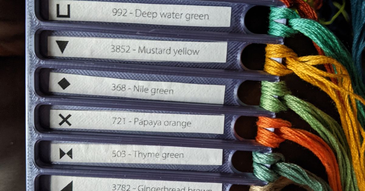 18 thread organizer by ma | Download free STL model | Printables.com