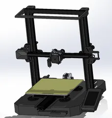 Creality Ender 3 S1 Full Assembly Model (Work in Progress) by