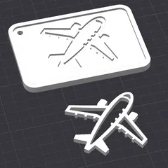 Two-Part Traveler Luggage Tag