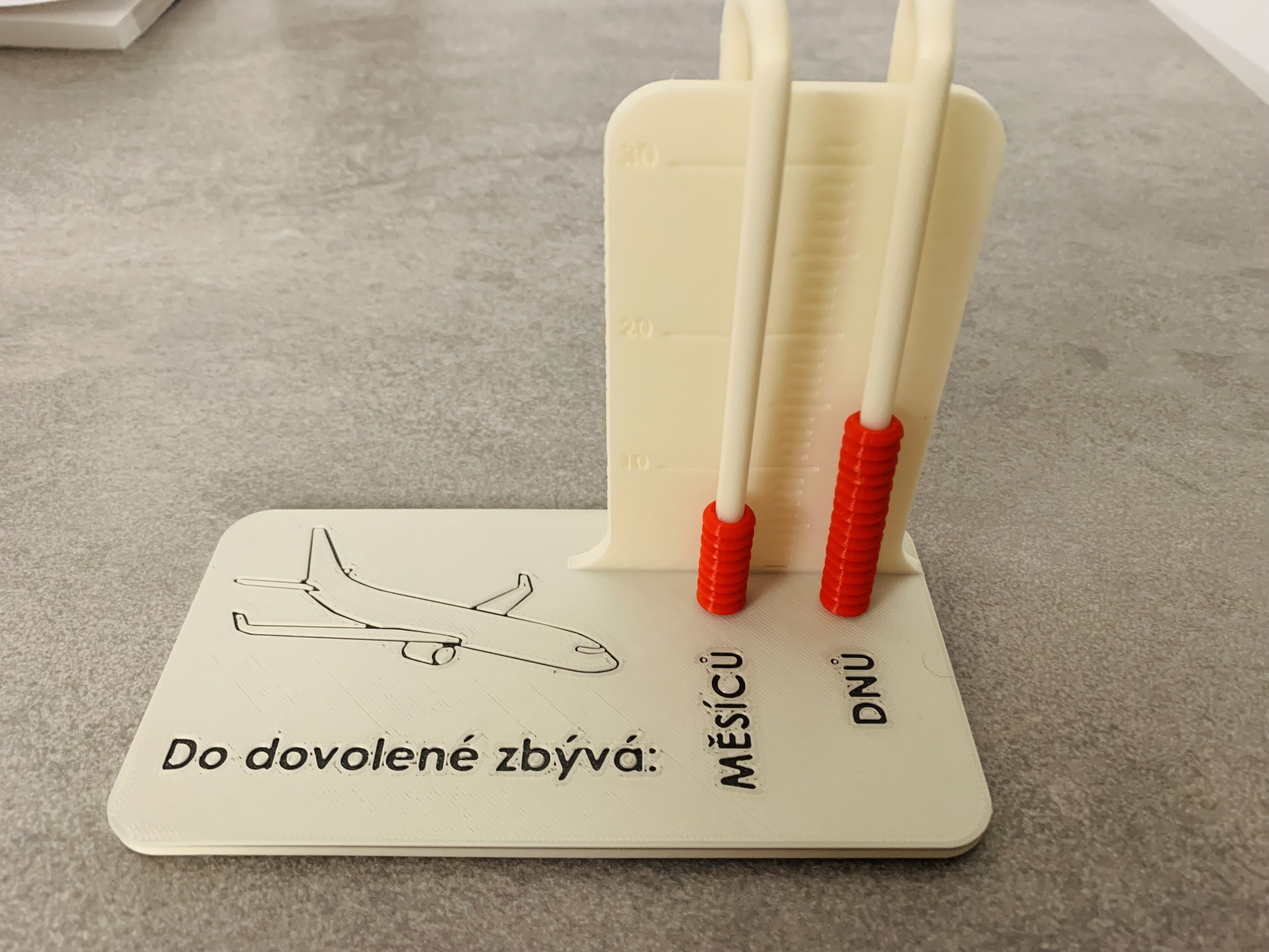 Odpočet dovolené / Holiday countdown
