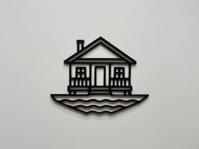 Waterfront Cabin Wall Art #1