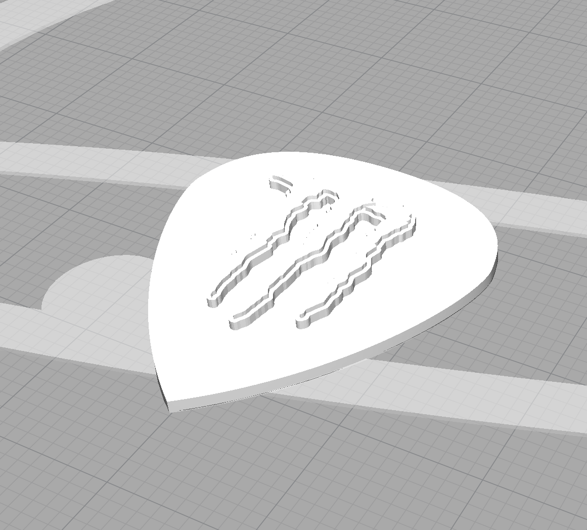 MONSTER ENERGY GUITAR PICK