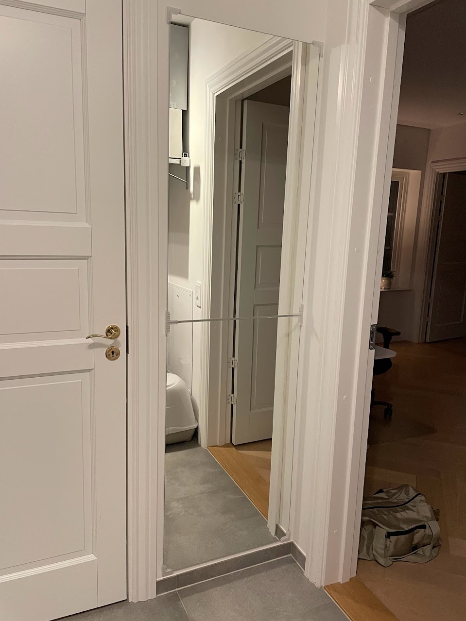 Mirror mount for Ikea AULI