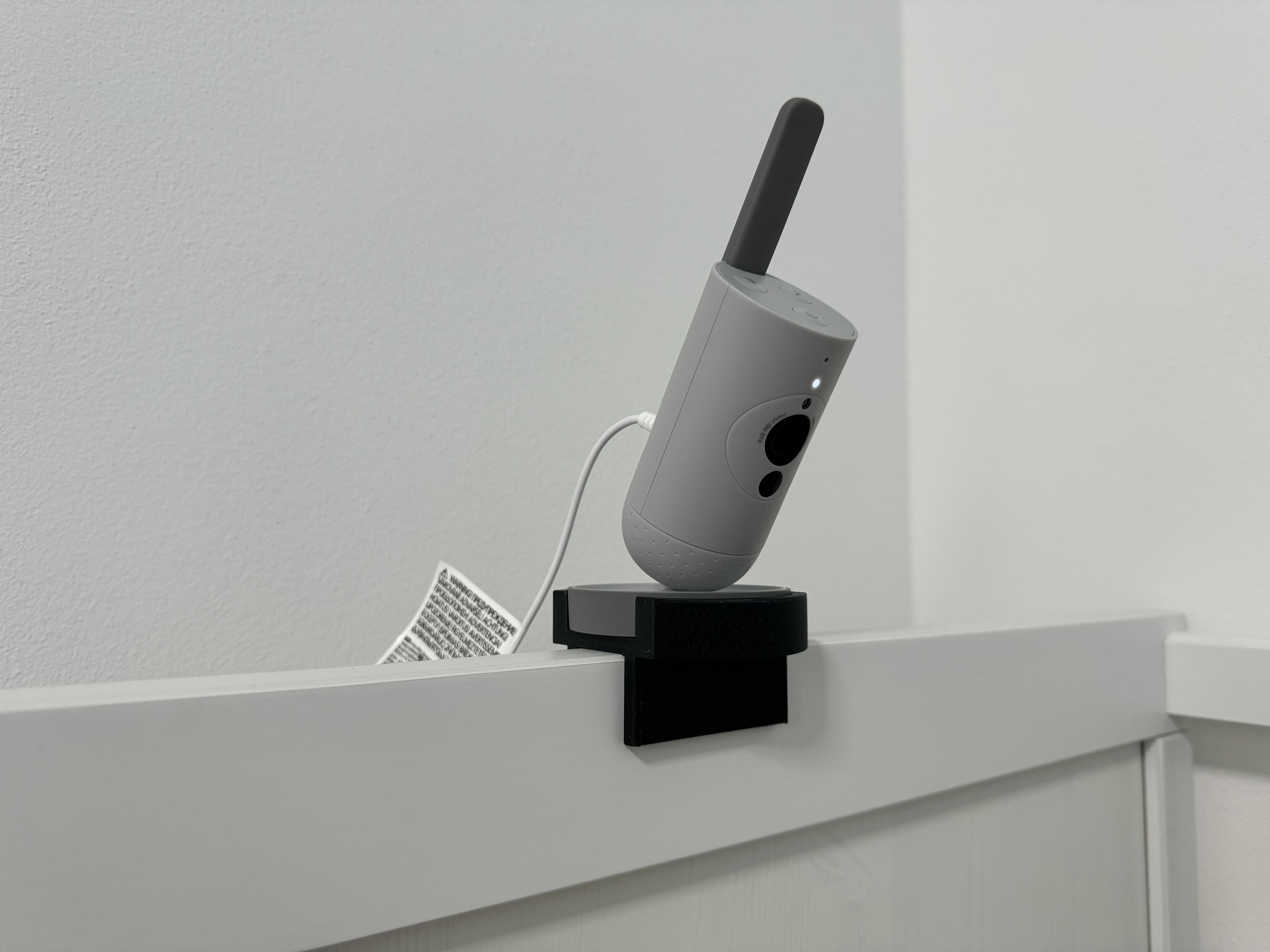 Philips Avent camera holder for IKEA SUNDVIK cot