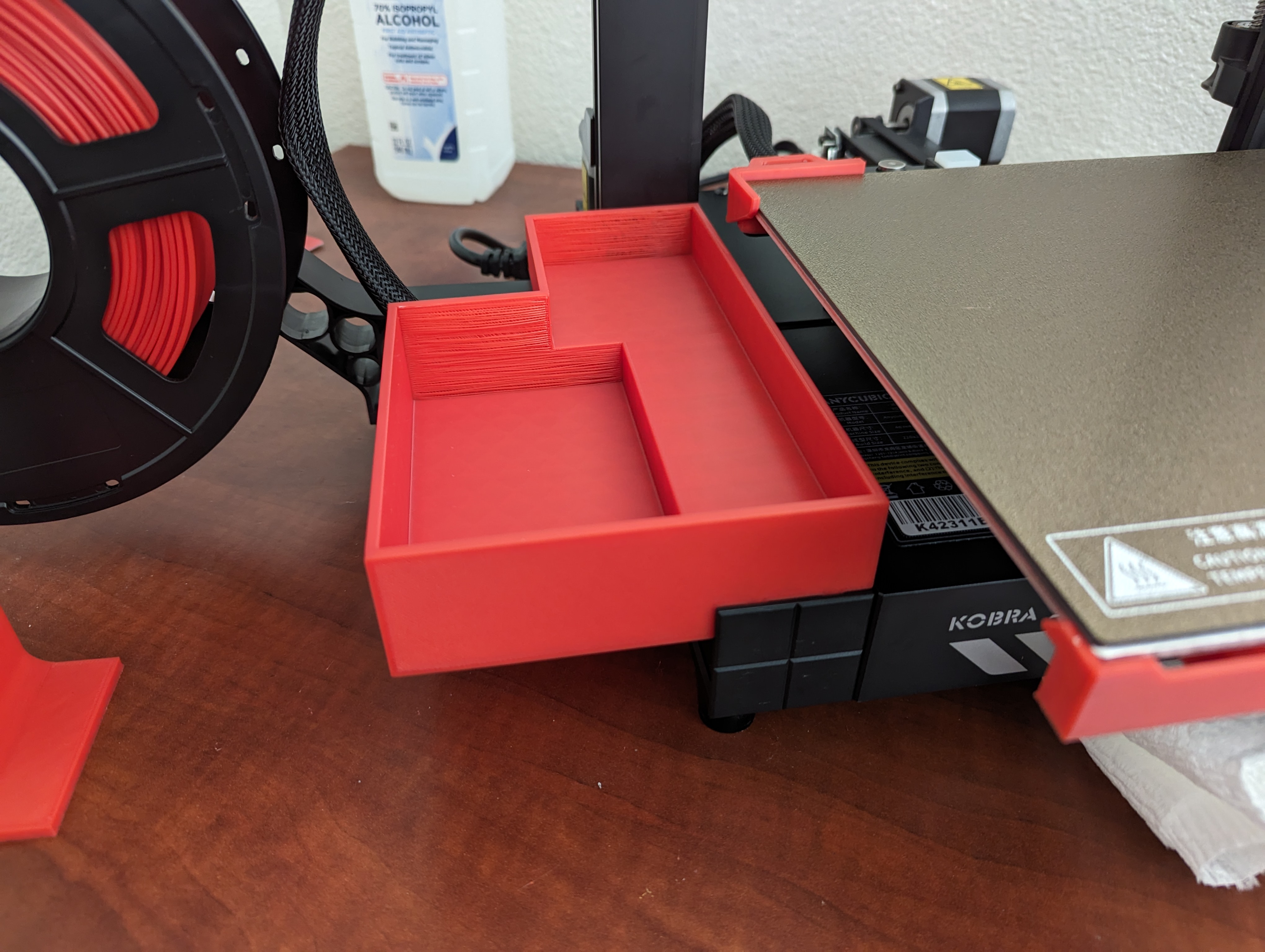 Modified Tray/Shelf for Anycubic Kobra 2 Pro/Max