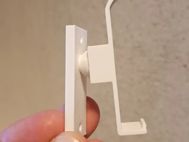 Wall mount tilt swivel holder for IKEA Vallhorn motion sensor
