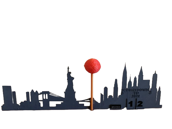 NYC ball drop counter